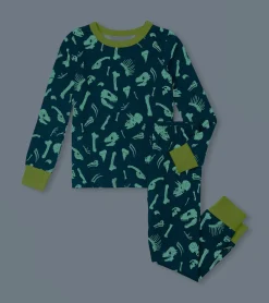 Sale Boys Dino Fossils Pajama Set BOY Sleepwear|Sleepwear