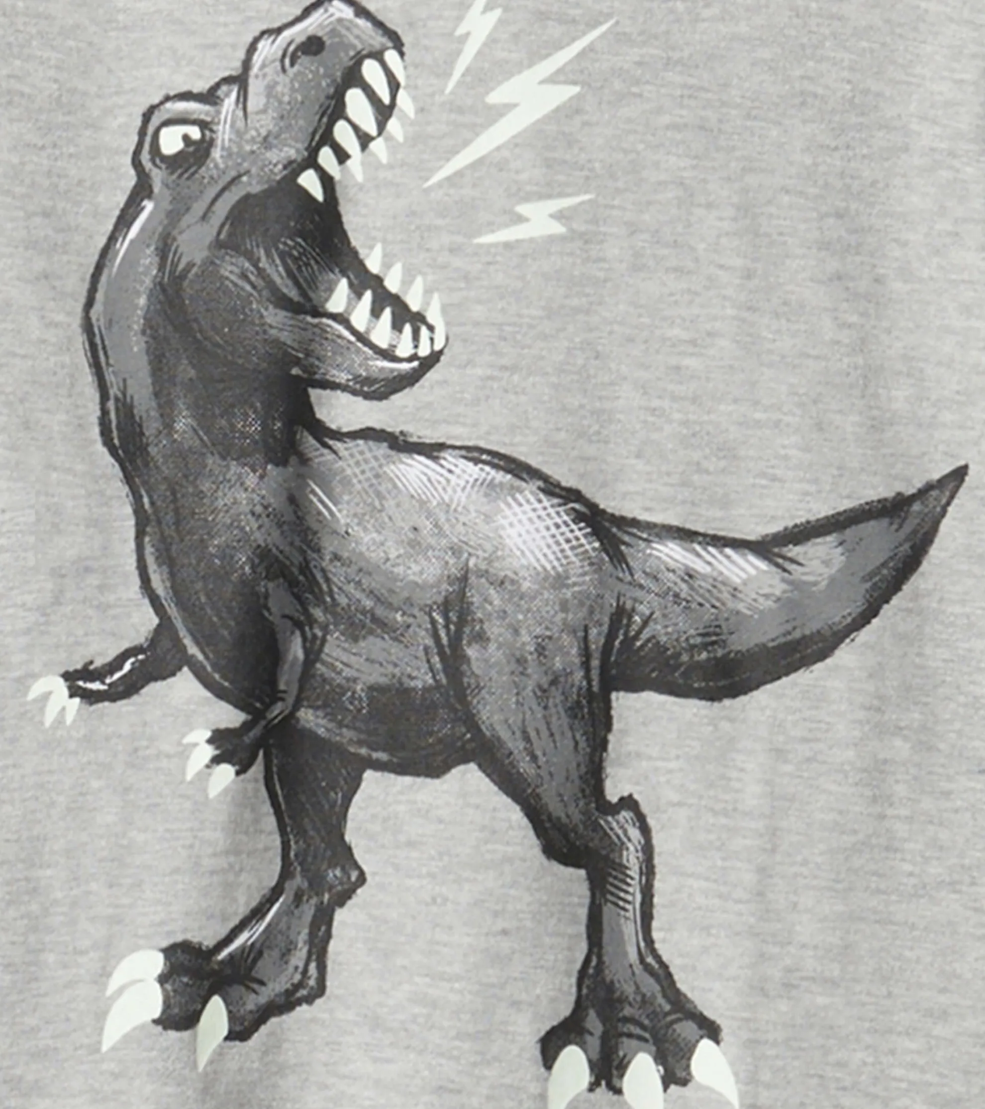 Boys Dino Long Sleeve Hoodie Tee BOY Sweaters