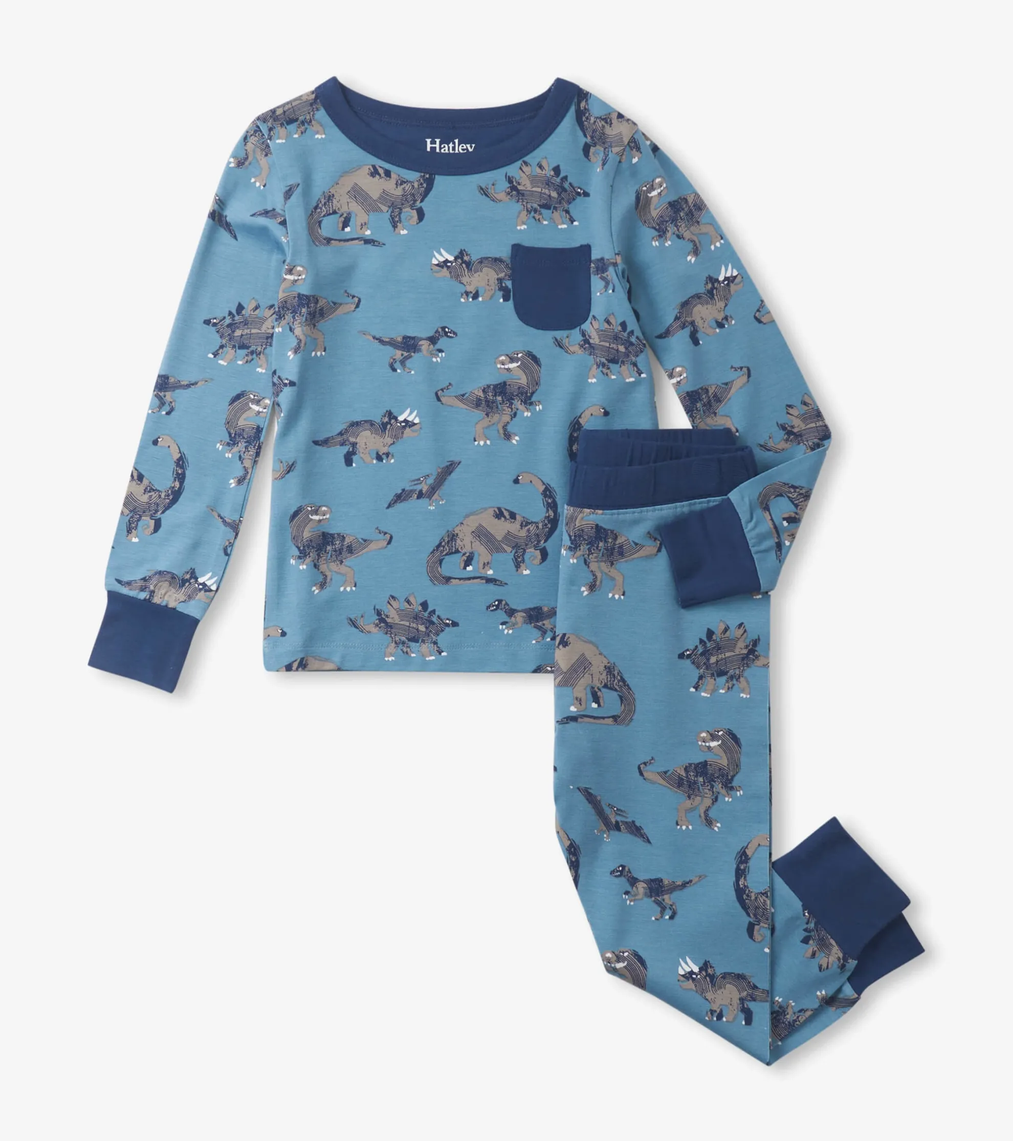 New Boys Dinosaur Bamboo Pajama Set BOY Sleepwear|Sleepwear