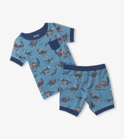 Boys Dinosaur Bamboo Short Pajama Set BOY Sleepwear|Sleepwear