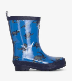 Clearance Boys Dinosaur Shiny Rain Boots BOY Rainwear|Rainwear