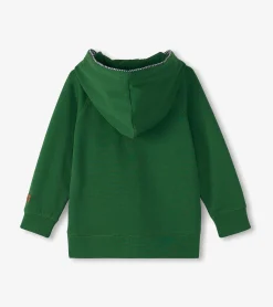 Best Boys Eden Green Zip-Up Hoodie BOY Sweaters