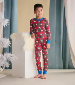 Online Boys Elk Plaid Pajama Set BOY Sleepwear|Sleepwear