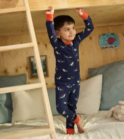 Online Boys Glow Sharks Pajama Set BOY Sleepwear|Sleepwear