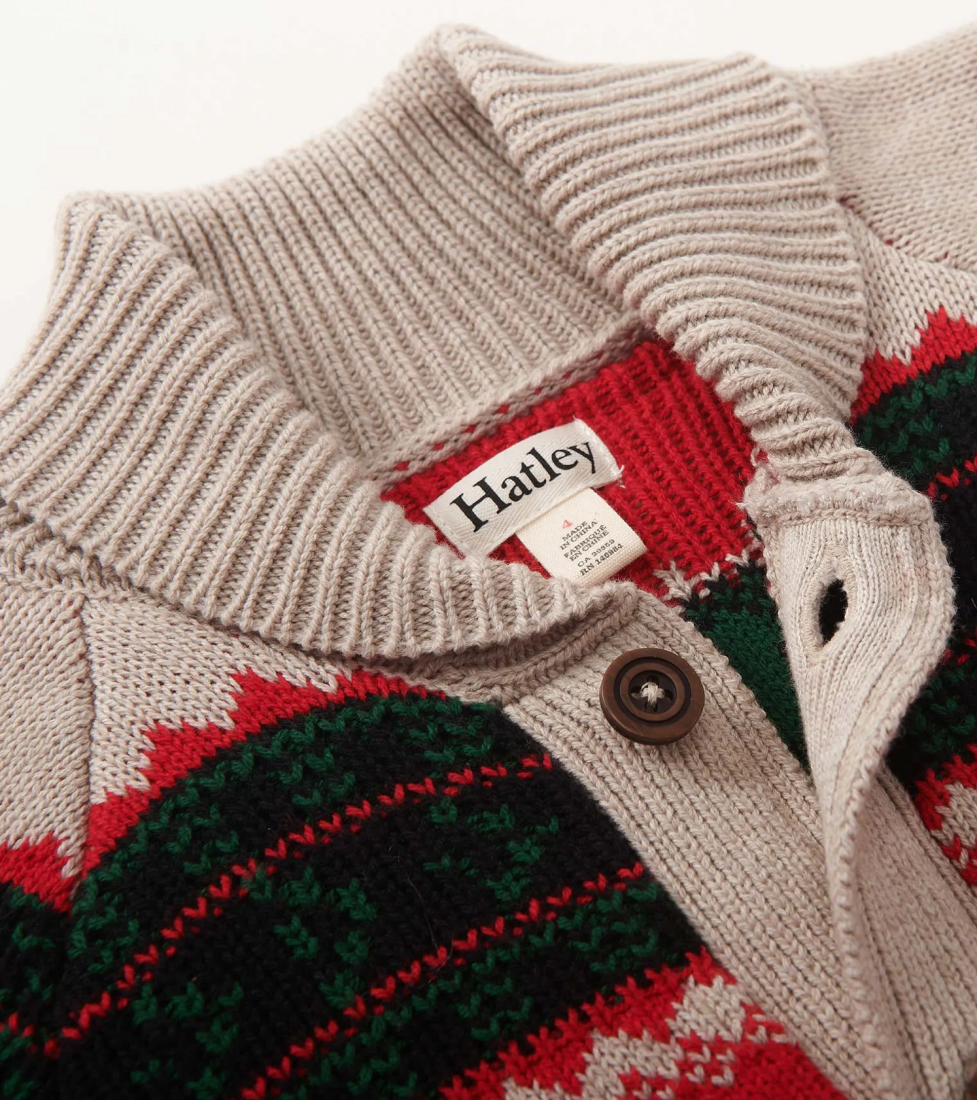 Sale Boys Holiday Elks Shawl Collar Cardigan BOY Sweaters