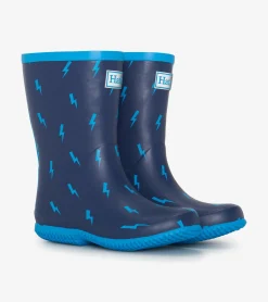 Sale Boys Lightning Storm Packable Rain Boots BOY Rainwear|Rainwear