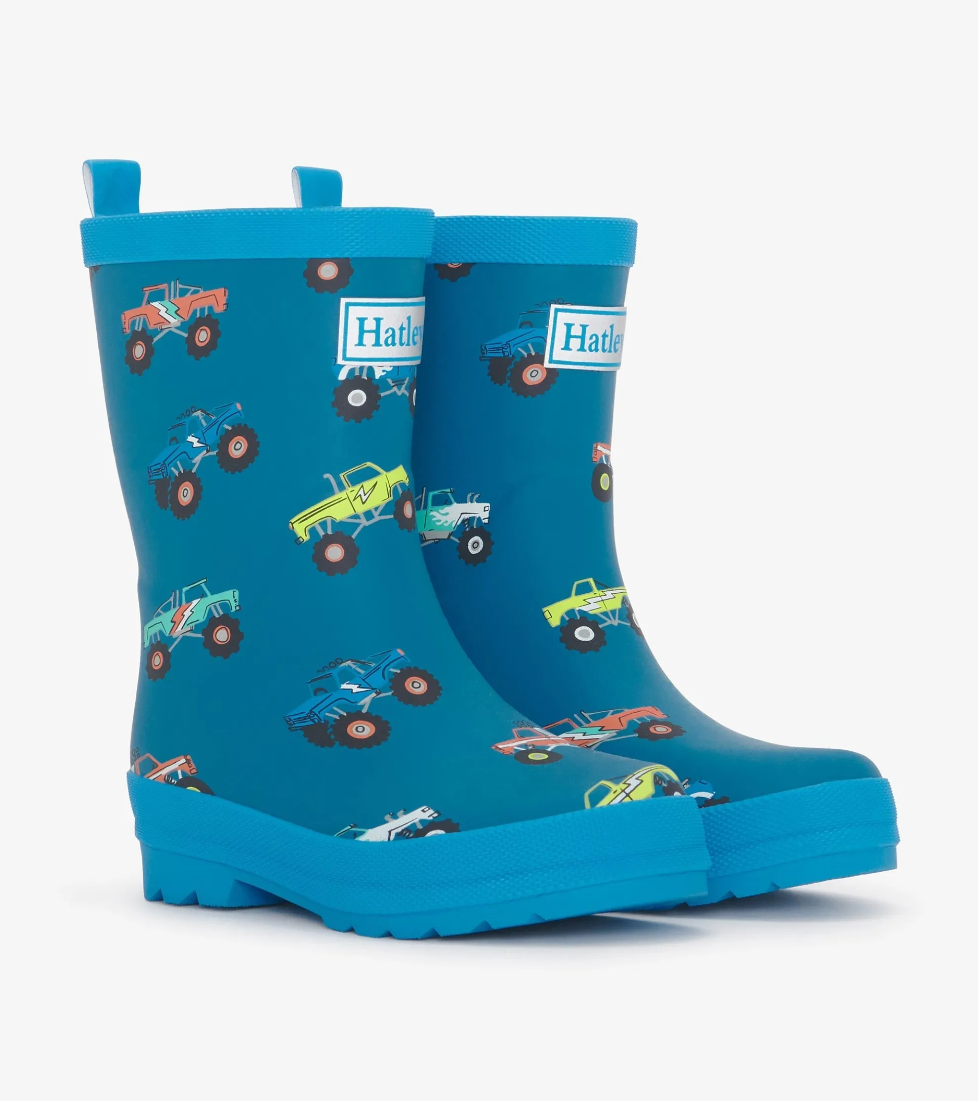 Best Boys Monster Trucks Matte Rain Boots BOY Rainwear|Rainwear