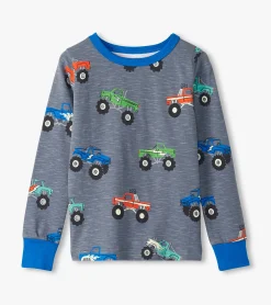 Discount Boys Monster Trucks Pajama Set BOY Sleepwear|Sleepwear