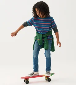 Sale Boys Moroccan Blue Fooler Long Sleeve T-Shirt BOY Tops