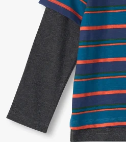 Sale Boys Moroccan Blue Fooler Long Sleeve T-Shirt BOY Tops