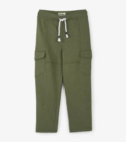 Hot Boys Moss Melange Cargo Joggers BOY Bottoms