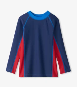 Online Boys Nautical Colourblock Long Sleeve Rashguard BOY Swimwear|Swimwear