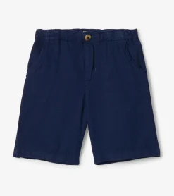 Best Boys Navy Twill Twill Shorts BOY Bottoms