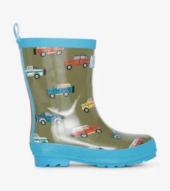 Sale Boys Off Roading Shiny Rain Boots BOY Rainwear|Rainwear