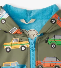 Sale Boys Off-Roading Zip-Up Rain Jacket BOY Rainwear|Rainwear