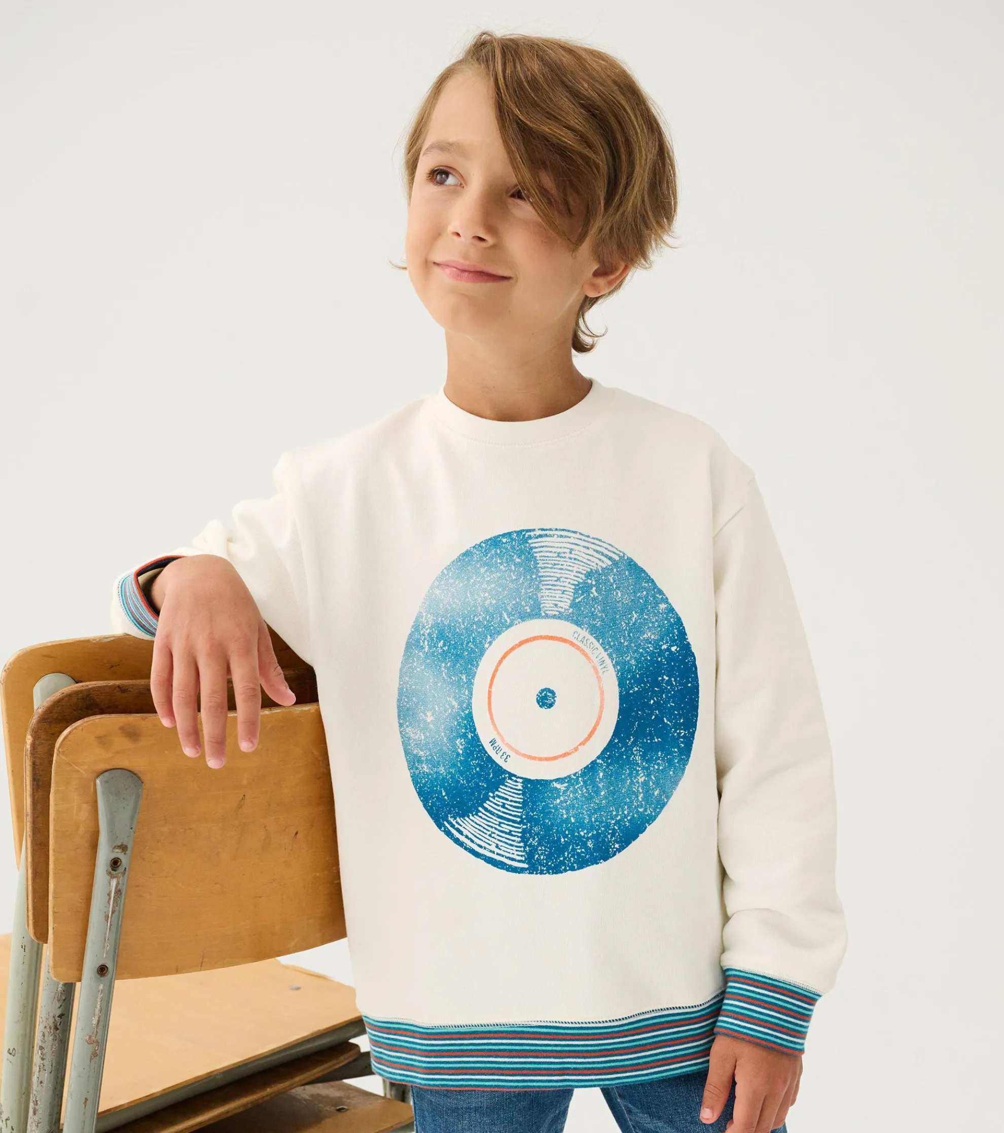 Best Boys Old School Vinyl Sweatshirt BOY Sweaters