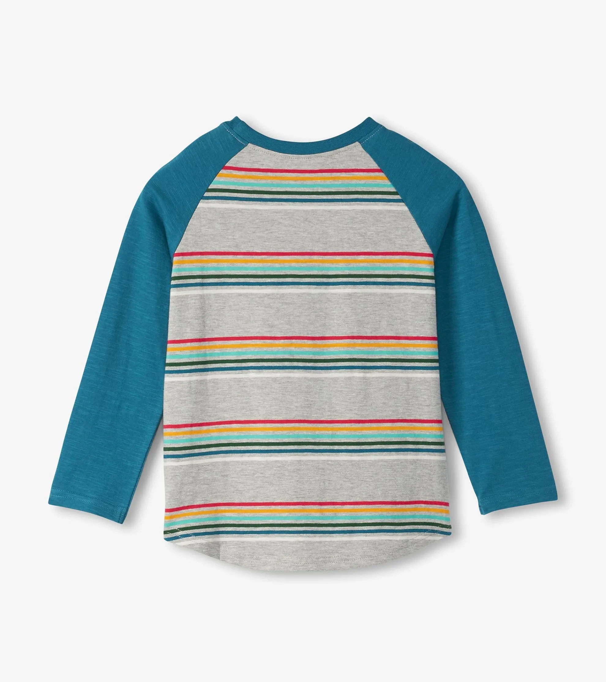 Outlet Boys Retro Stripes Long Sleeve Raglan T-Shirt BOY Tops