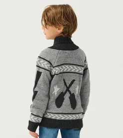 Clearance Boys Rock & Roll Shawl Collar Cardigan BOY Sweaters