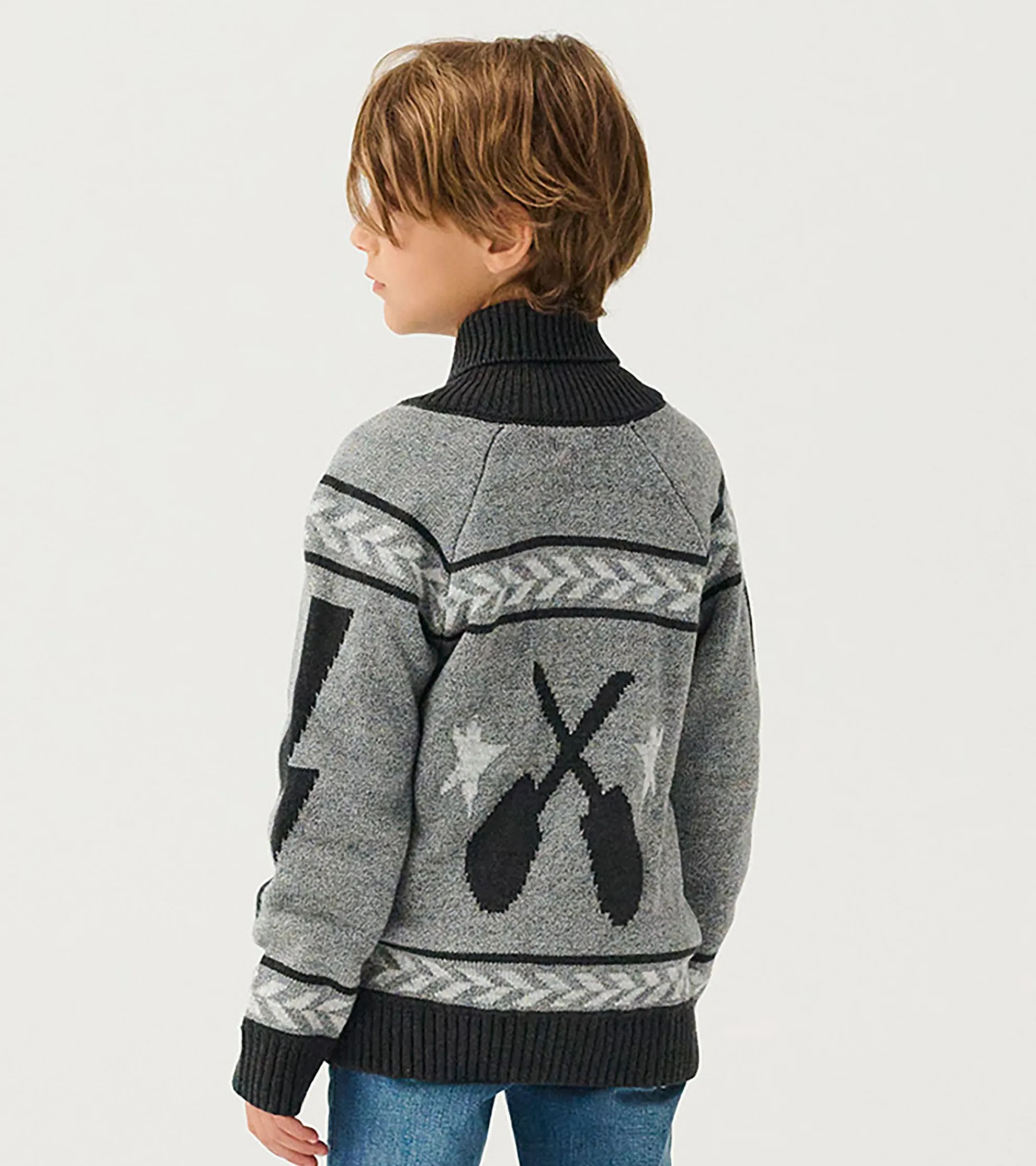 Clearance Boys Rock & Roll Shawl Collar Cardigan BOY Sweaters