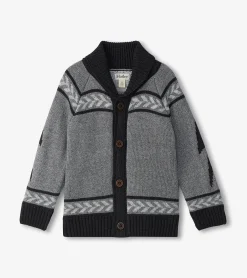 Clearance Boys Rock & Roll Shawl Collar Cardigan BOY Sweaters
