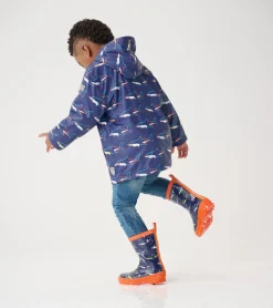 Hot Boys Shark Shiny Rain Boots BOY Rainwear|Rainwear