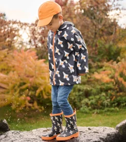 Outlet Boys Space Shuttles Colour Changing Zip-Up Rain Jacket BOY Rainwear|Rainwear