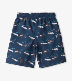 Clearance Boys Swimming Sharks Board Shorts BOY Swimwear|Swimwear