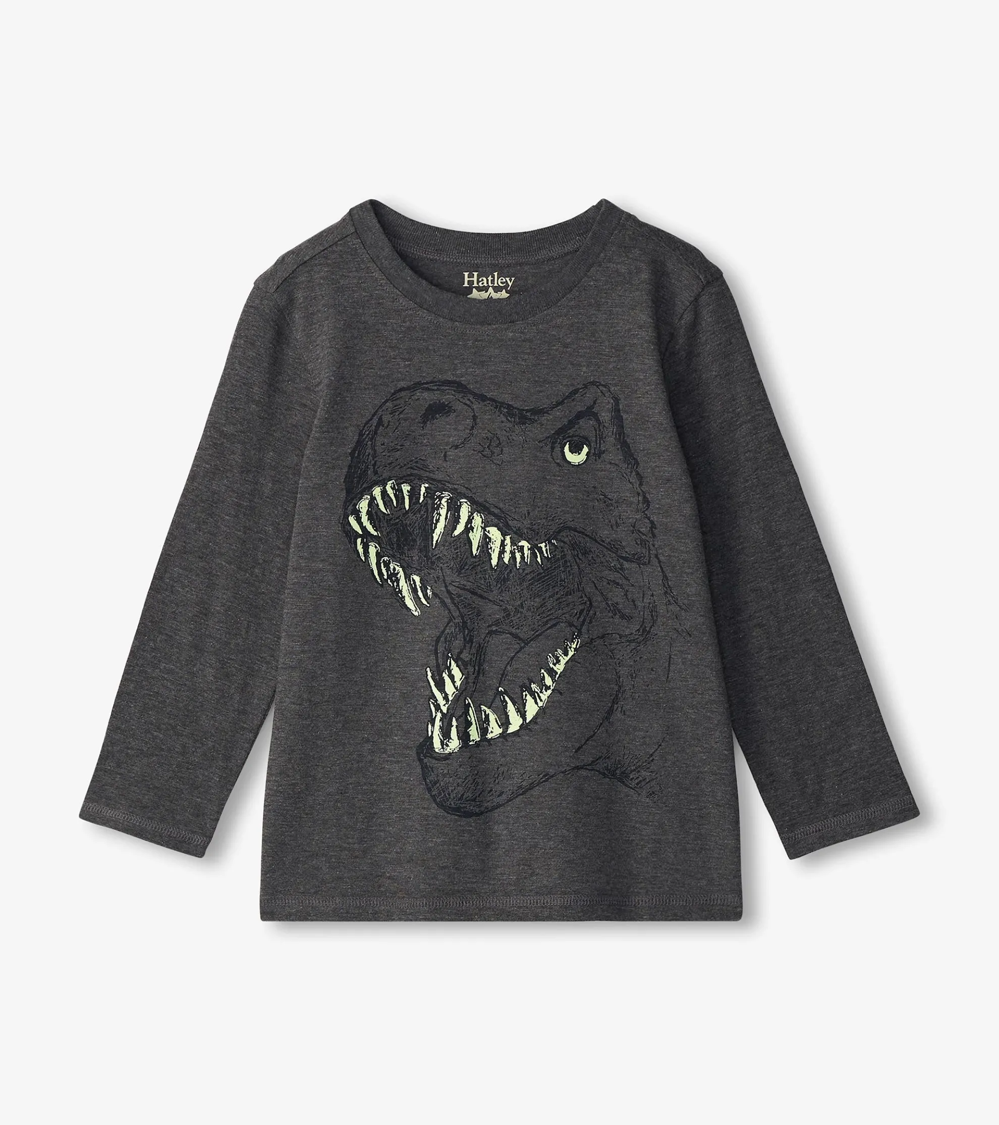 Online Boys T-Rex Glow in the Dark Long Sleeve T-Shirt BOY Tops