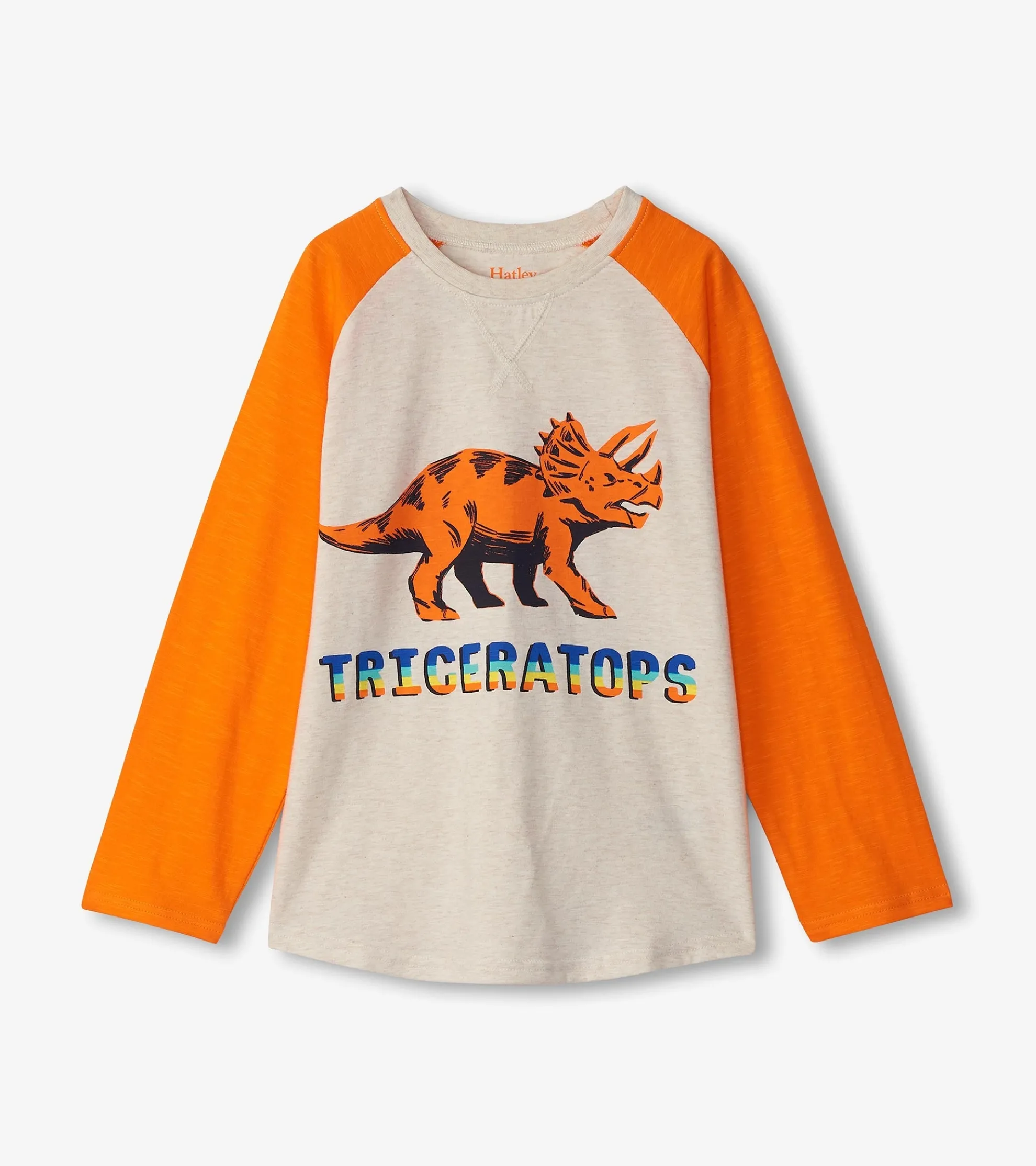 Boys Triceratops Long Sleeve T-Shirt BOY Tops