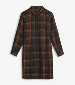 Discount Cara Shirt Dress - Autumn Plaid Women Dresses