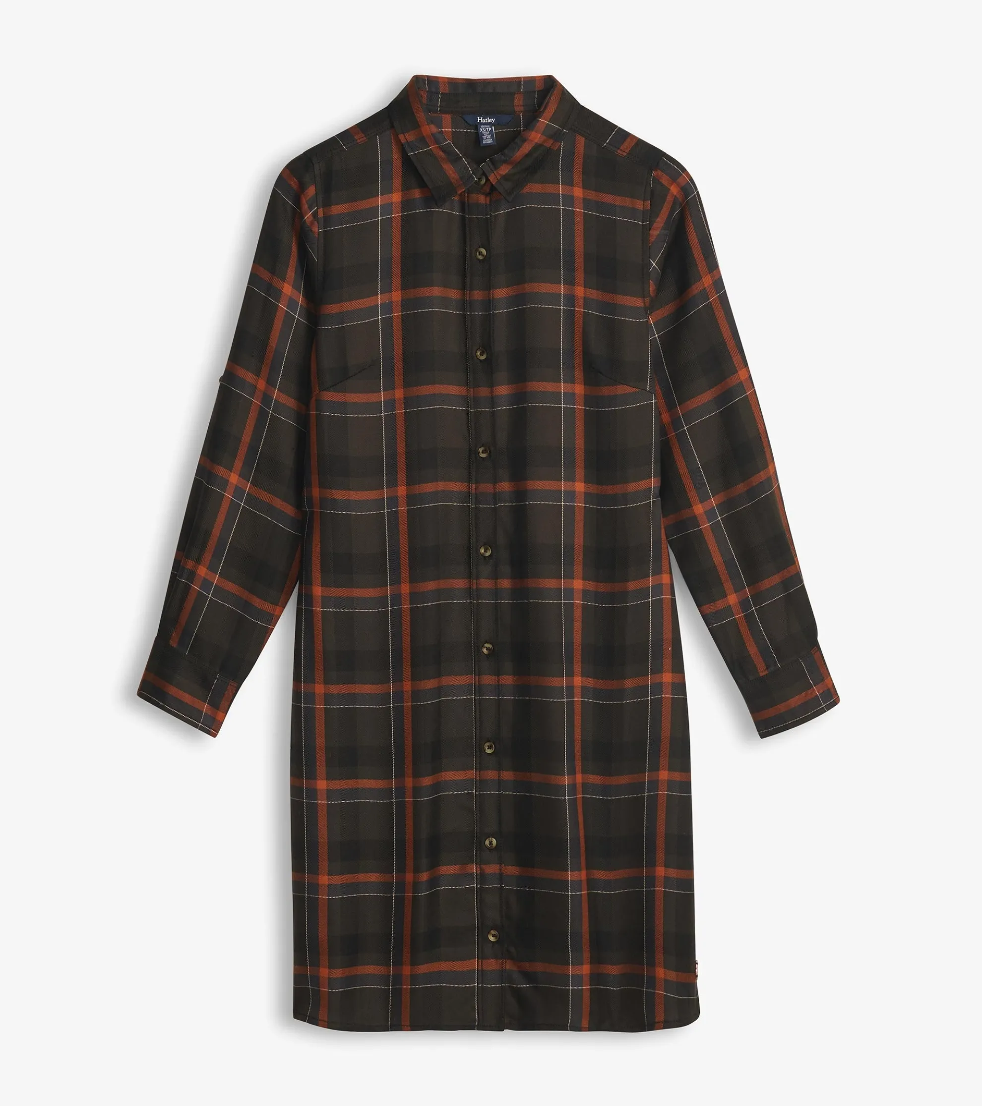 Discount Cara Shirt Dress - Autumn Plaid Women Dresses