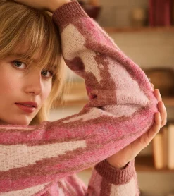 Sale Carmi Pullover - Russet Ikat Women Sweaters|Tops