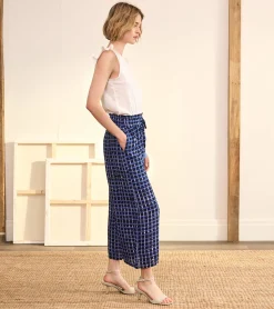 Clearance Cassie Pants - Painted Plaid Women Bottoms