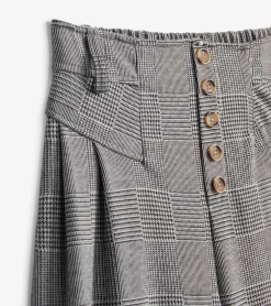 Outlet Charlie Wide Leg Pants - Houndstooth Women Bottoms