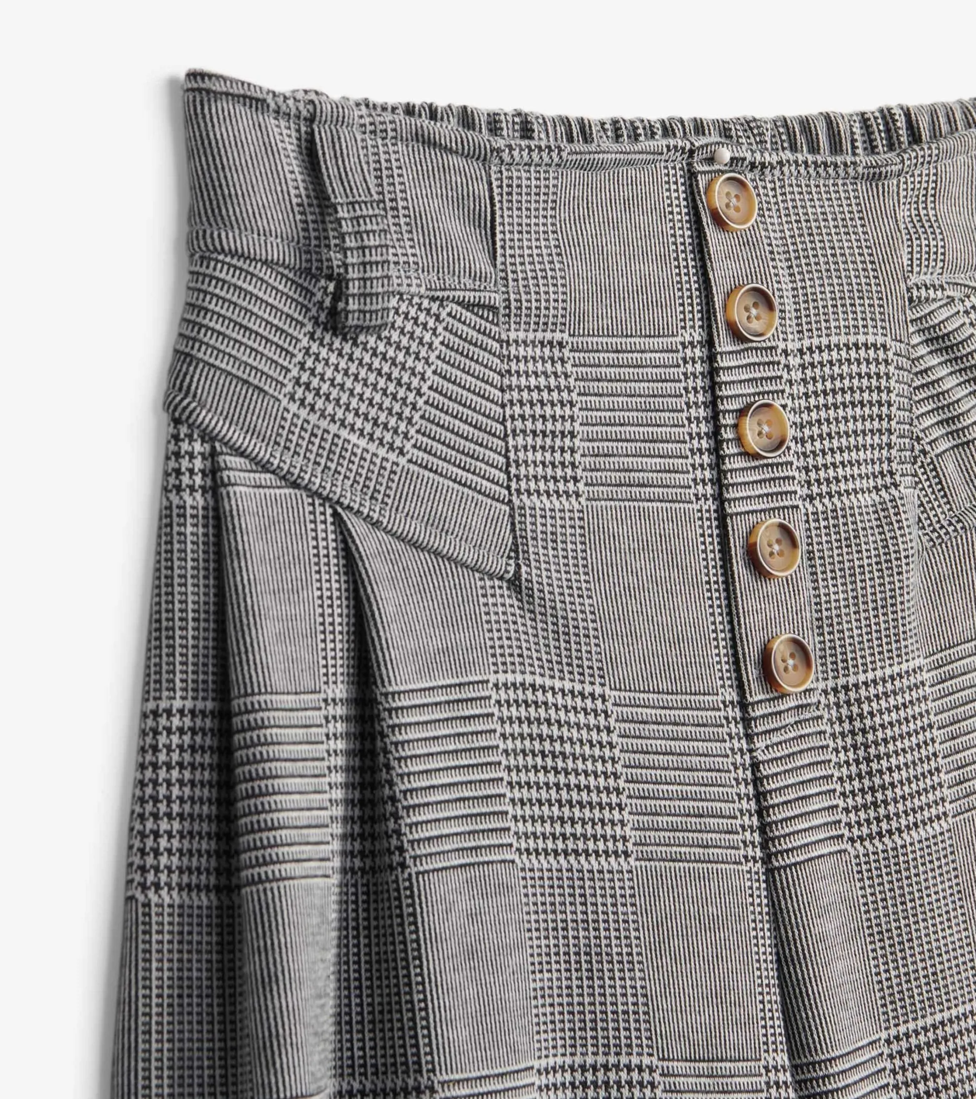 Outlet Charlie Wide Leg Pants - Houndstooth Women Bottoms