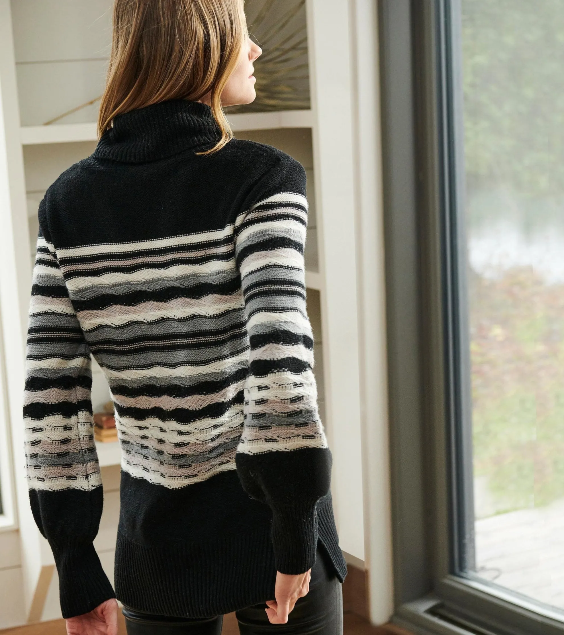 New Charlotte Sweater - Marble Landscape Women Sweaters|Tops