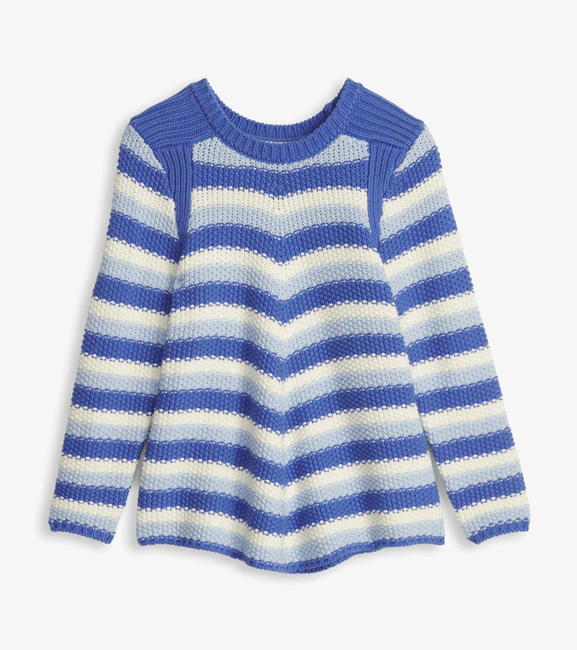 Outlet Chevron Swing Sweater - Navy Blue Women Sweaters