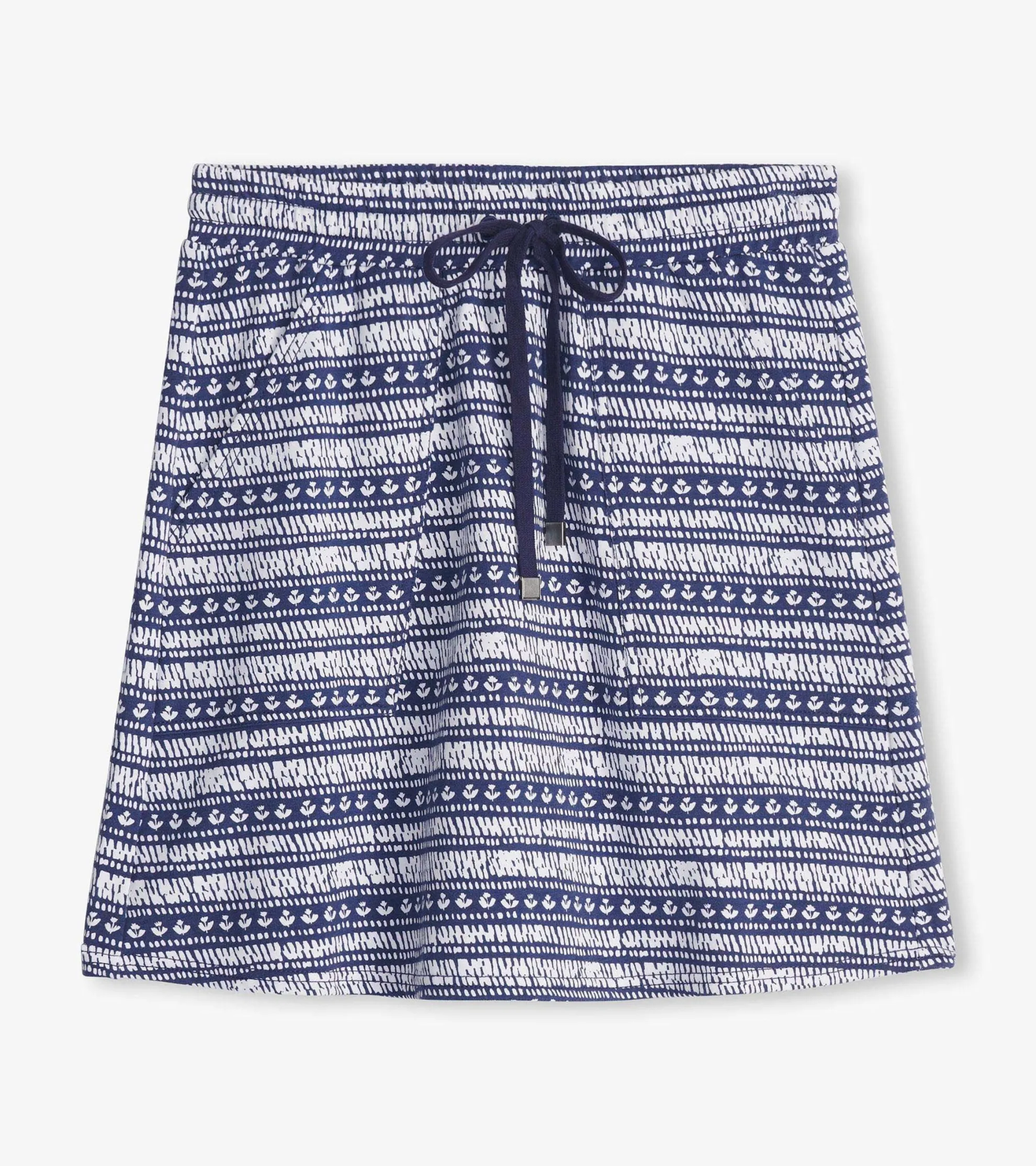 New Christine Skirt - Blue Brush Stripes Women Bottoms