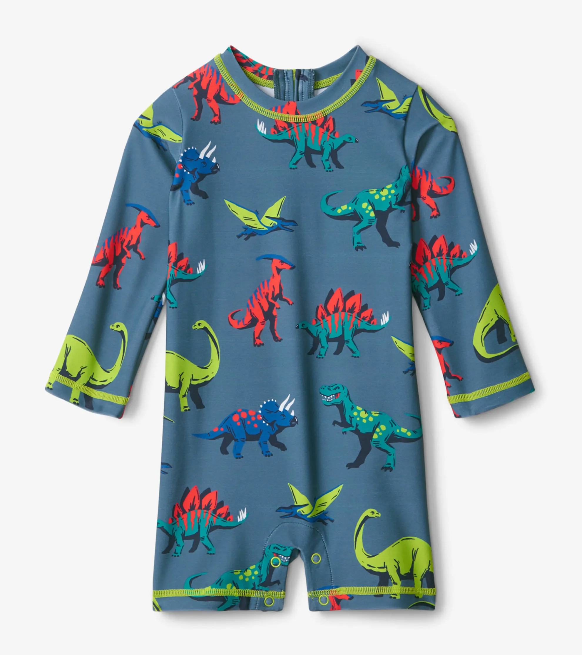 Online Dangerous Dinos Baby One-Piece Rashguard Swimwear|Swimwear