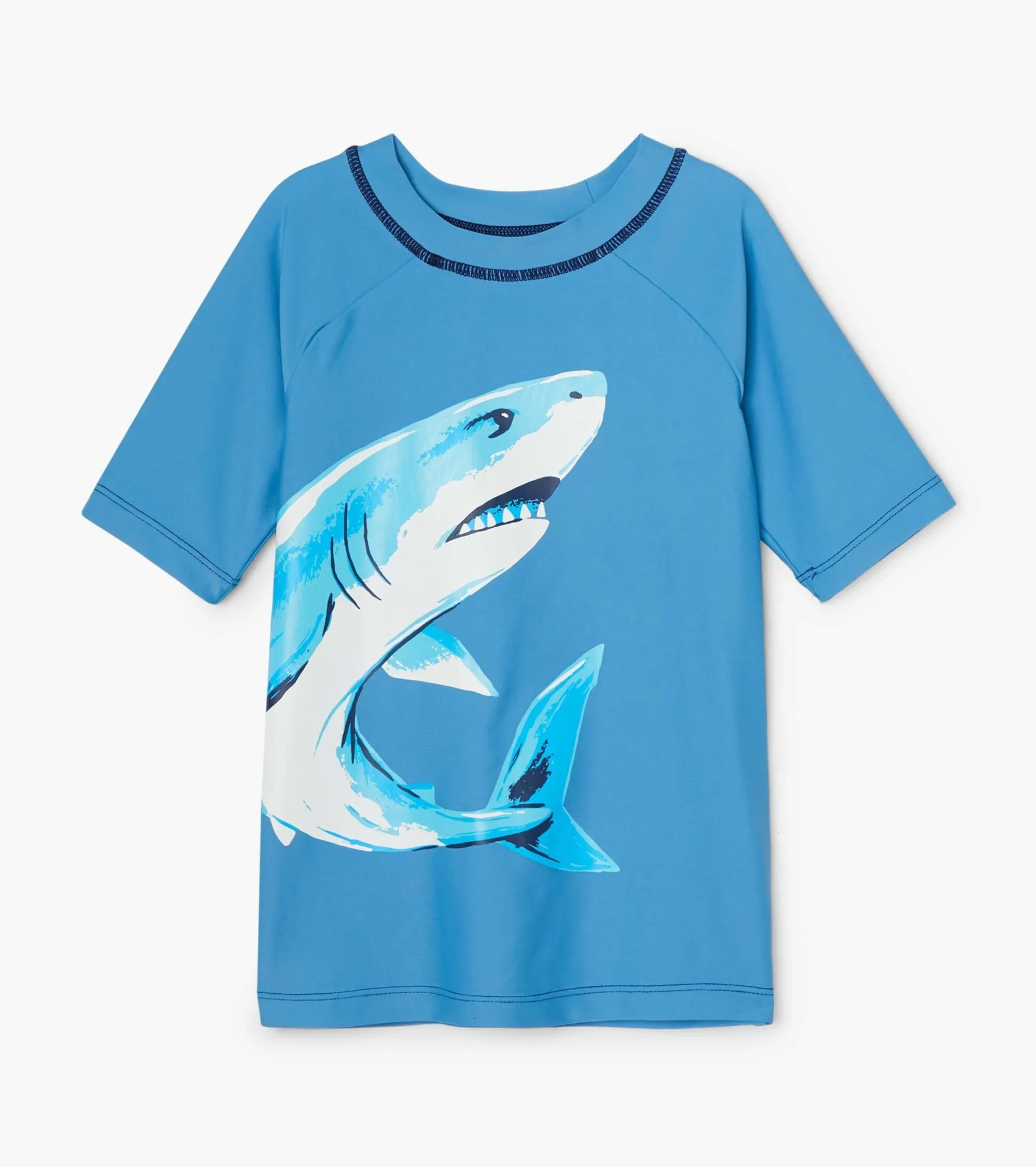 Discount Deep Sea Shark Short Sleeve Rashguard BOY Swimwear|Swimwear