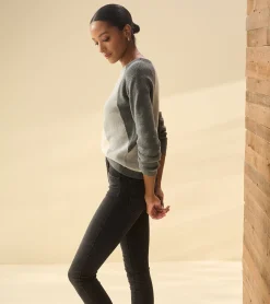 Online Devon Sweater - Diagonal Stripes Women Sweaters