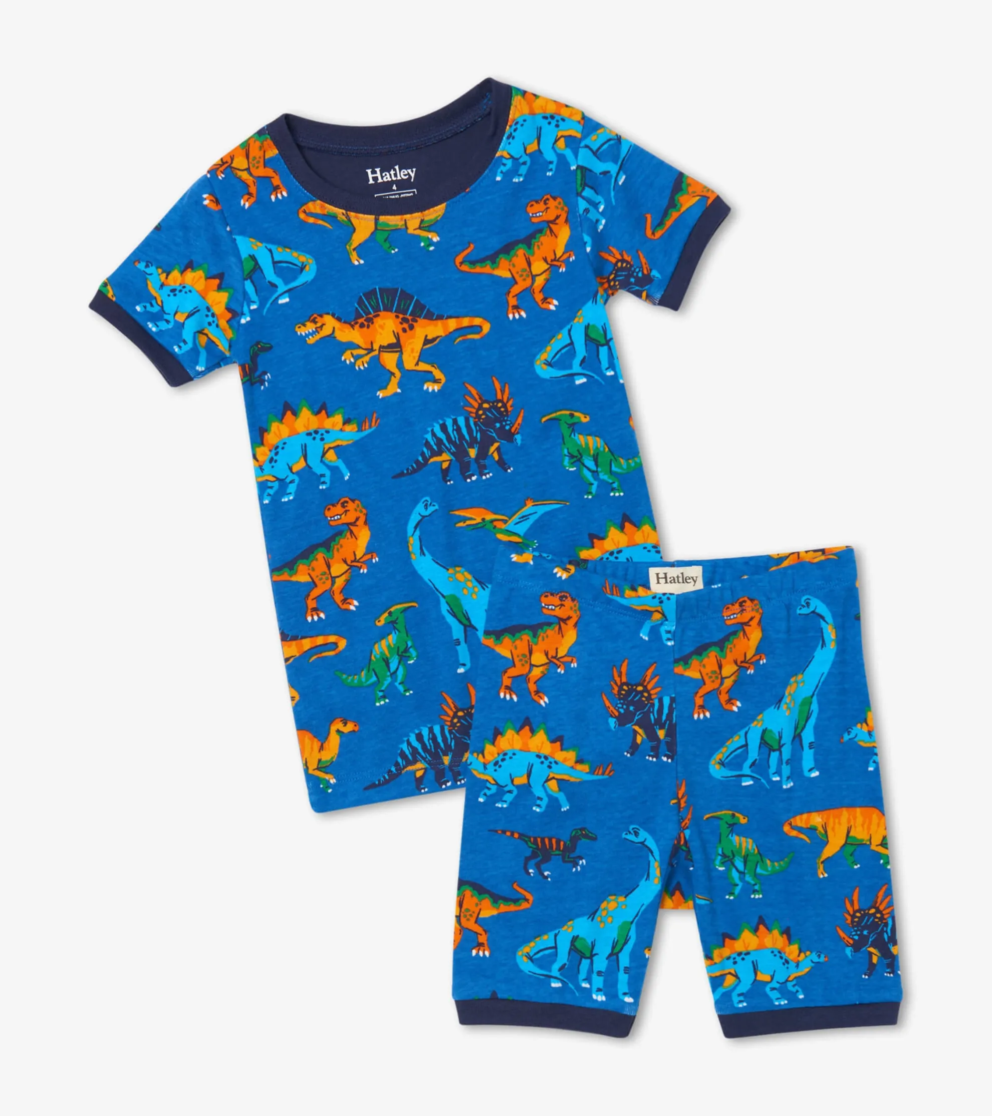 New Dino Park Organic Cotton Short Pajama Set BOY Sleepwear|Sleepwear