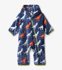 Outlet Dinosaur Silhouettes Baby Fleece Suit Sweaters|Outerwear