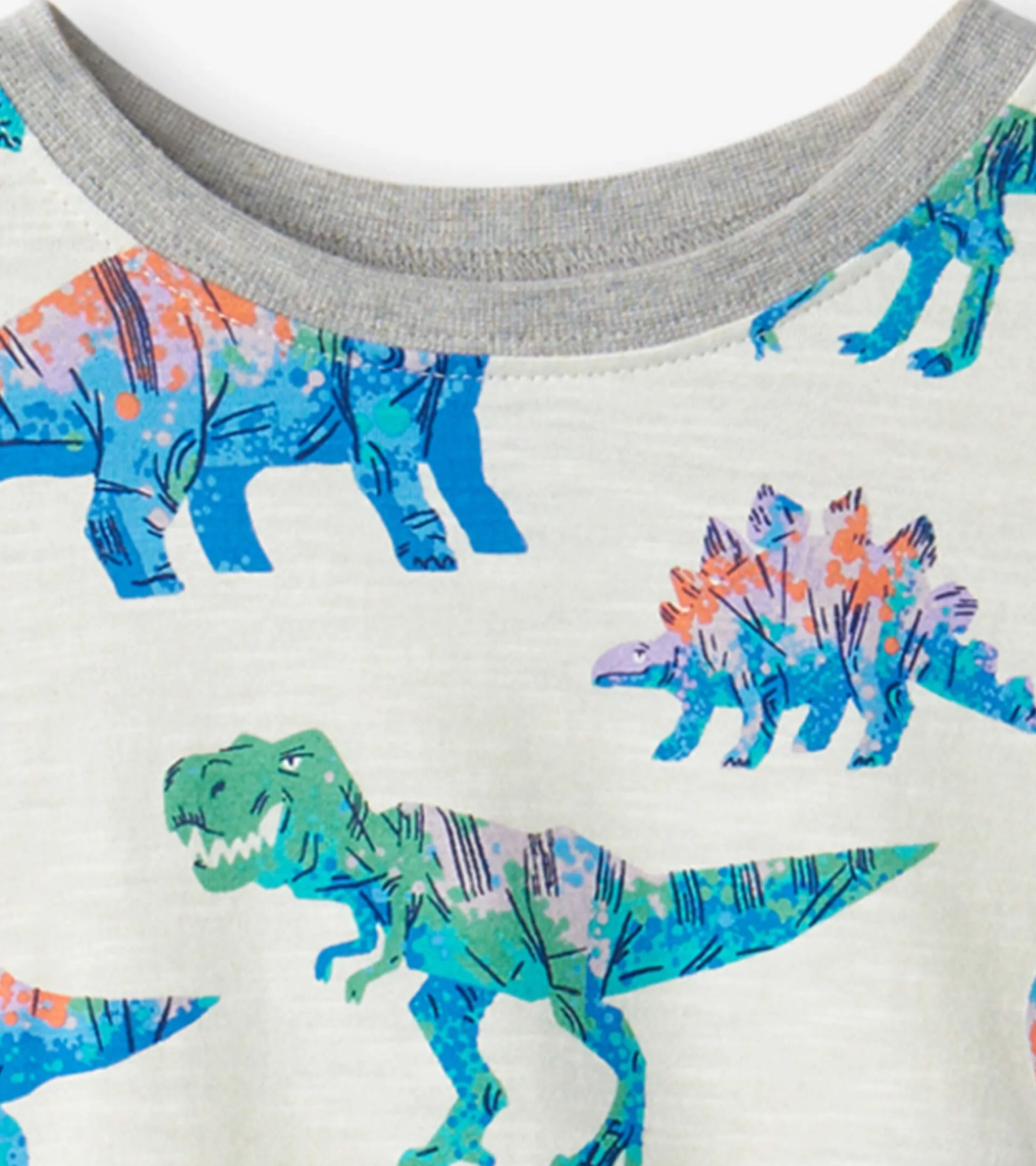 Hot Dinosaurs Long Sleeve T-Shirt Tops