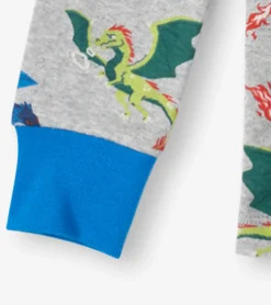 New Dragon Realm Kids Organic Cotton Pajama Set BOY Sleepwear|Sleepwear