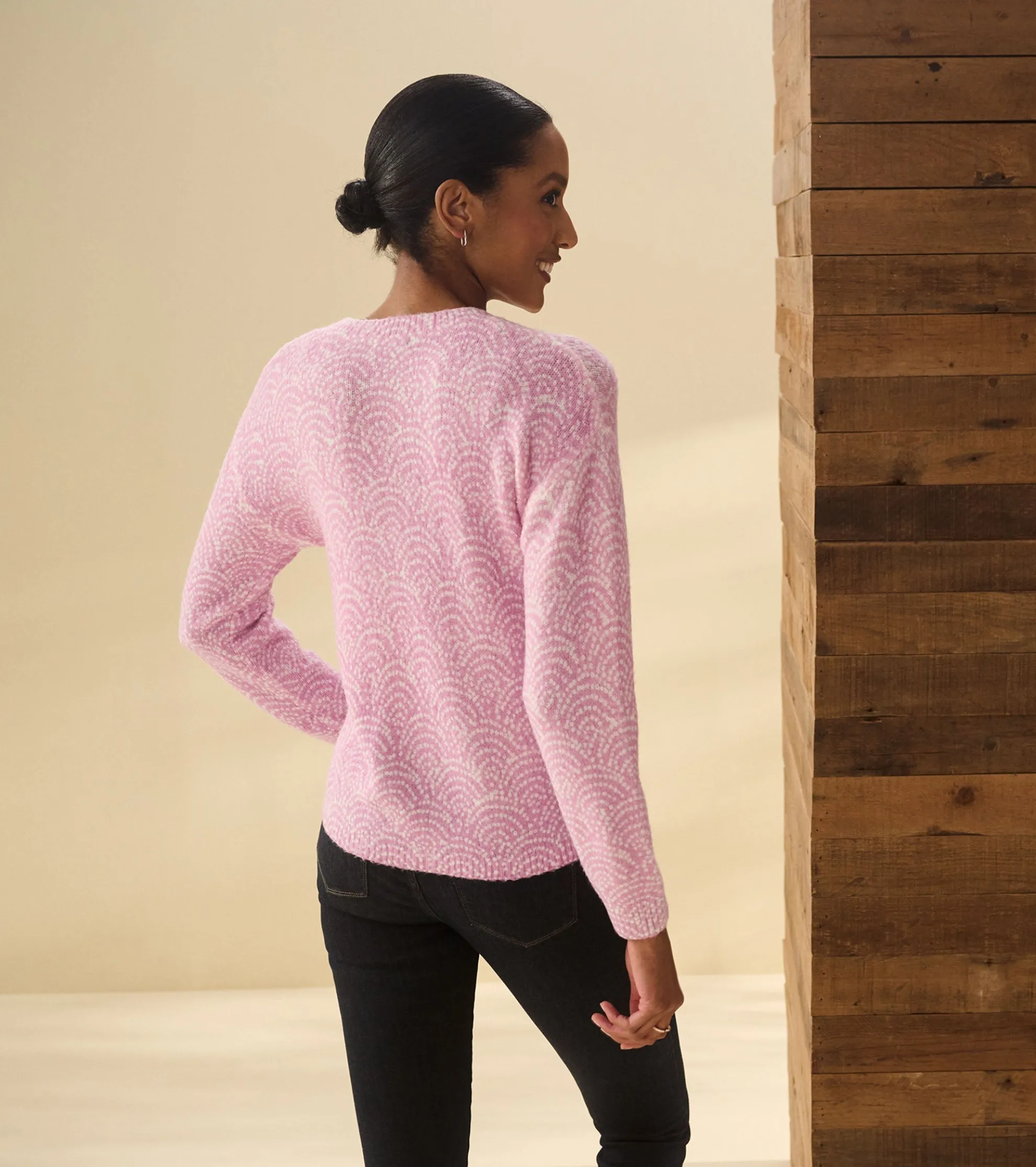 Clearance Ella Sweater - Deco Dots Women Sweaters