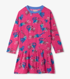 Clearance Fab Cheetahs Front Pocket Dress Dresses