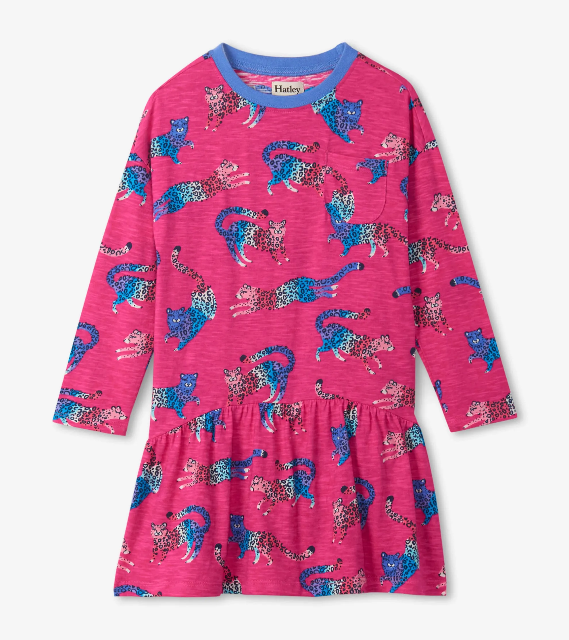 Clearance Fab Cheetahs Front Pocket Dress Dresses