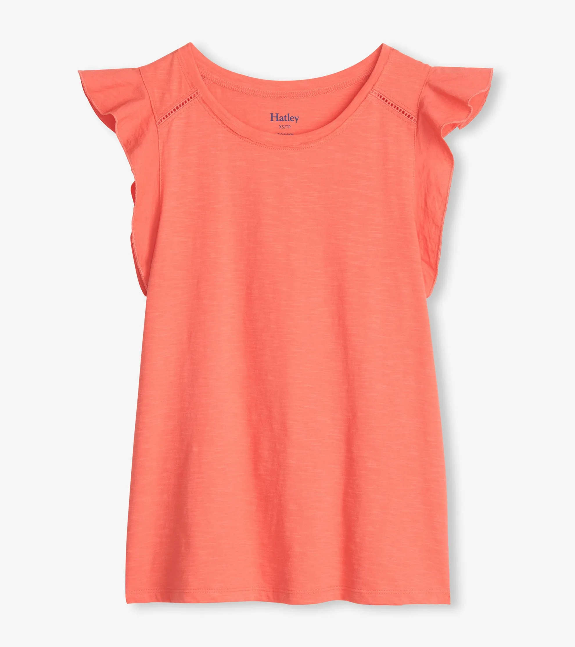 Hot Flutter Tank - Coral Women Tops