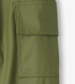 Best Forest Green Kids Rain Pants BOY Rainwear|Rainwear